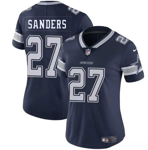 Womens Dallas Cowboys #27 Miles Sanders Navy 2025 Vapor Untouchable Limited Stitched Jersey Dzhi
